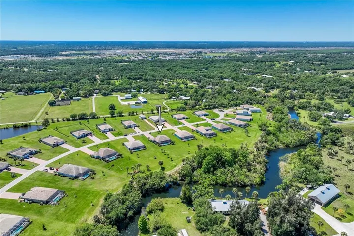 Aerial View of Hickey's Creek ~ Launching Your Kayak and Go Exploring!