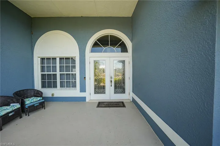 View of exterior entry