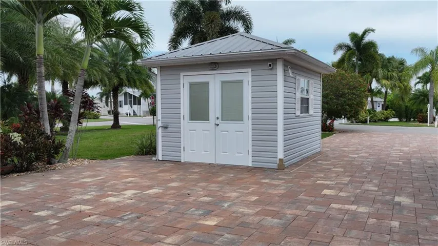 View of outbuilding