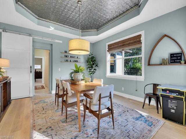 Barn Door open with entrance to Guest Quarters.