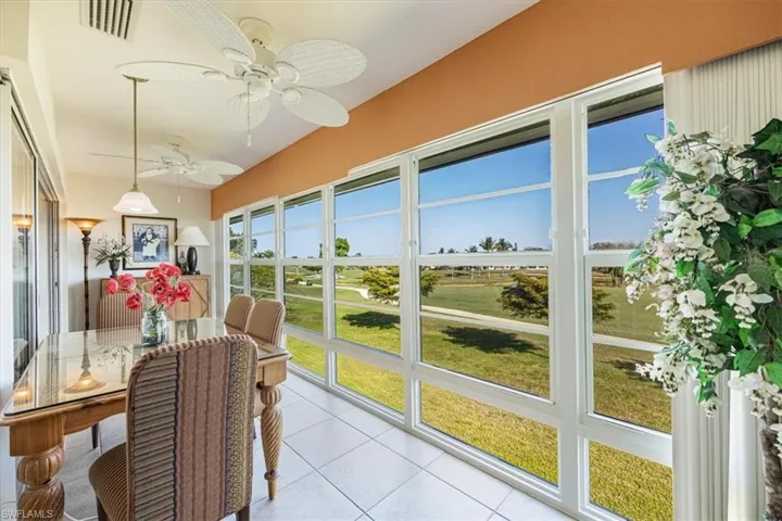 New impact-resistant windows and an enclosed, air-conditioned lanai for year-round comfort. Great views of the Hibiscus Public Golf Coarse.