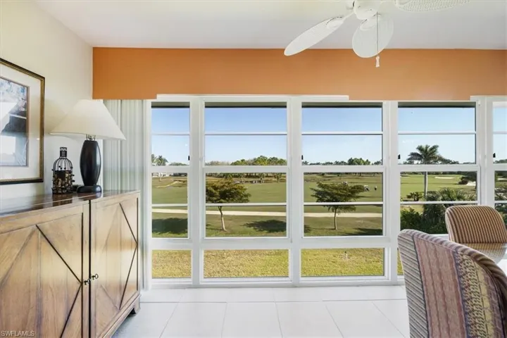 New impact-resistant windows and an enclosed, air-conditioned lanai for year-round comfort. Great views of the Hibiscus Public Golf Coarse.