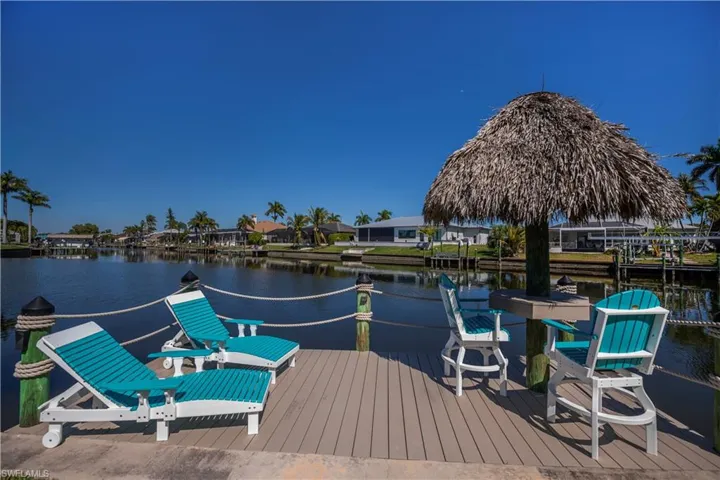 Dock featuring a water view and a residential view