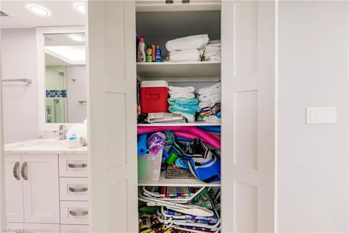 Closet featuring a sink