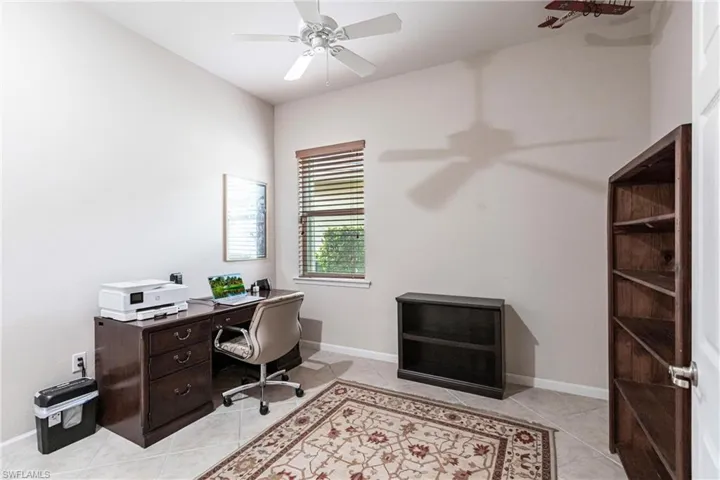 Office space featuring baseboards