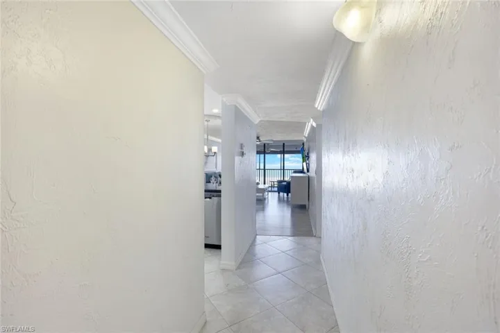 Entrance with water view!