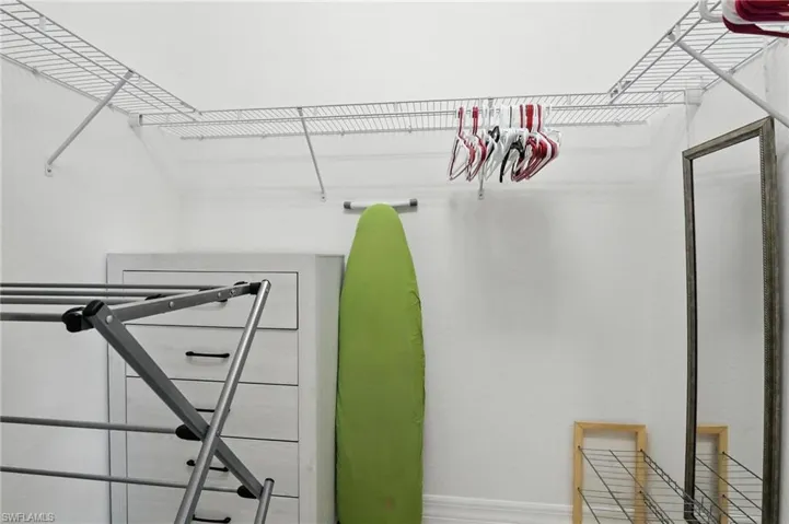 Primary closet
