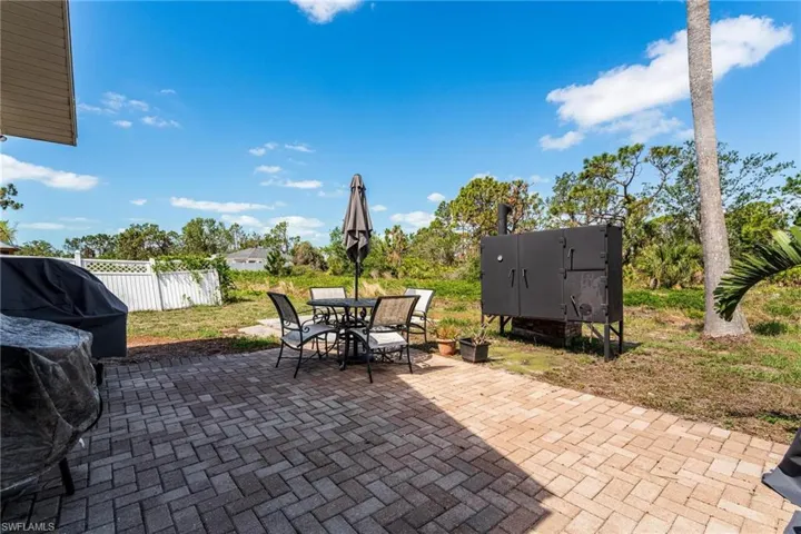 View of patio