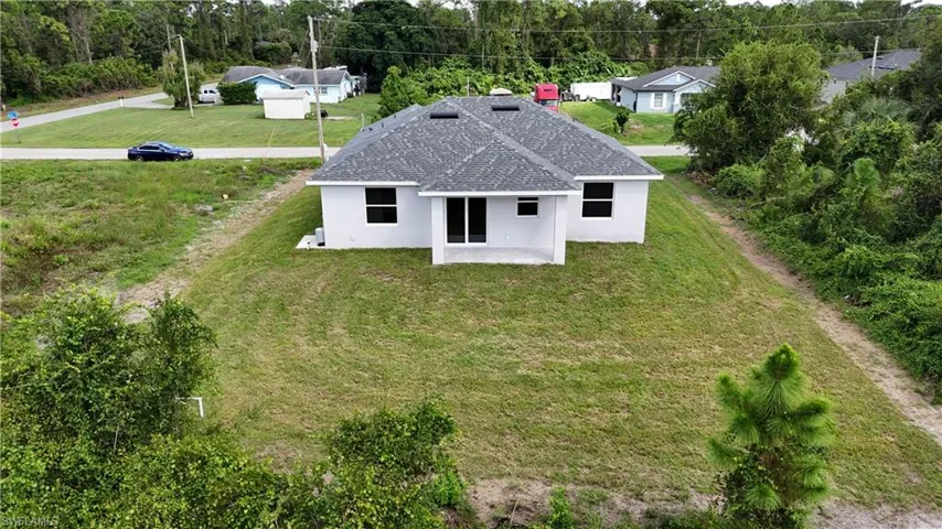 View from above of property