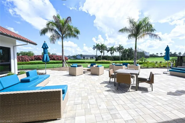 View of patio / terrace with an outdoor hangout area and outdoor dining area