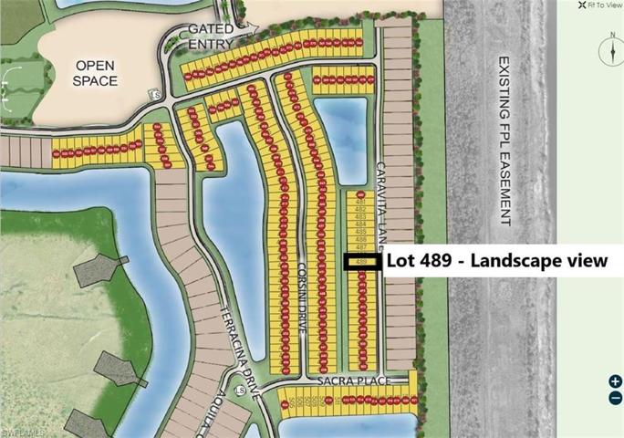 Homesite map - lot 489