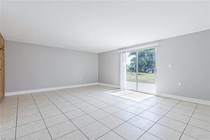 View of tiled empty room