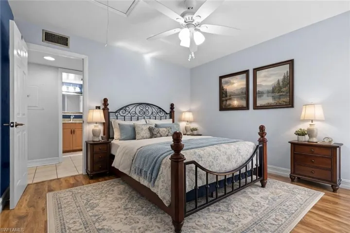 Guest bedroom across the hall from the guest bath