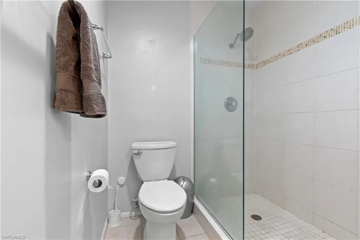 Primary bath with walk-in shower