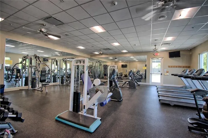 Hideaway Country Club fitness center