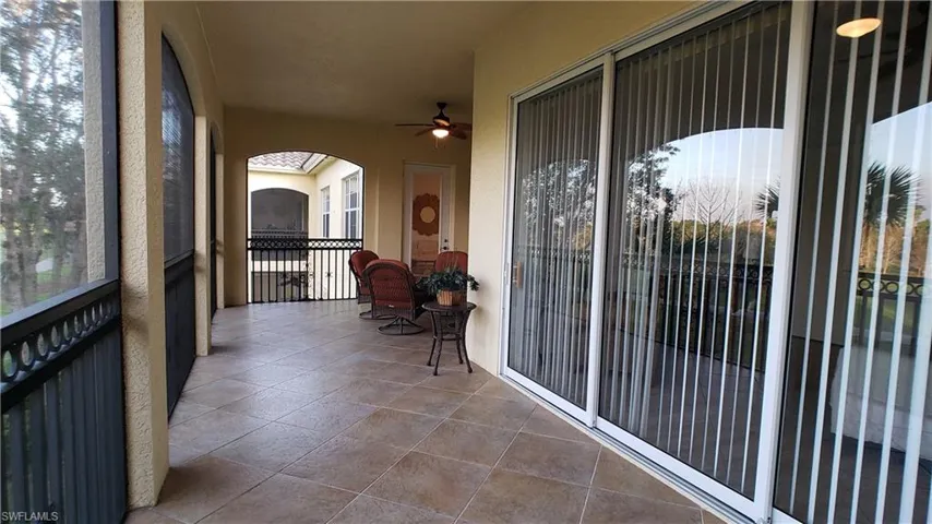 Outdoor screened balcony