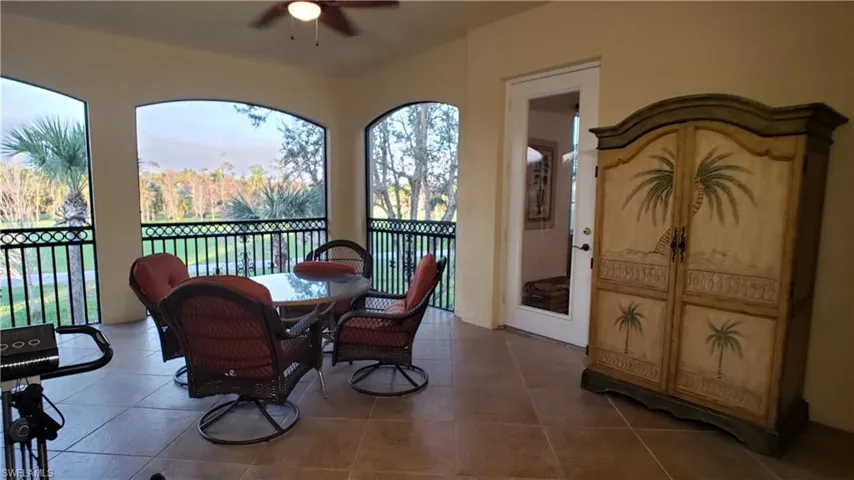 Outdoor screened balcony