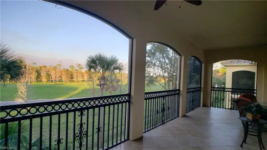 Outdoor screened balcony
