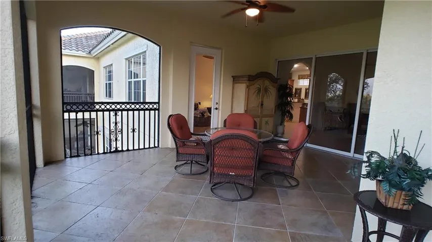 Outdoor screened balcony