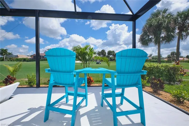 View of patio