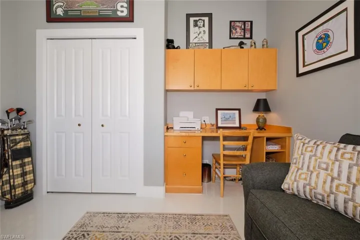 View of office area