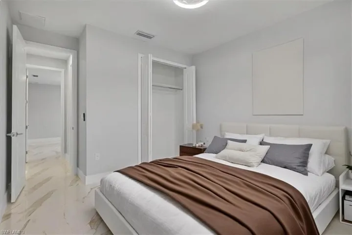 Bedroom with a closet