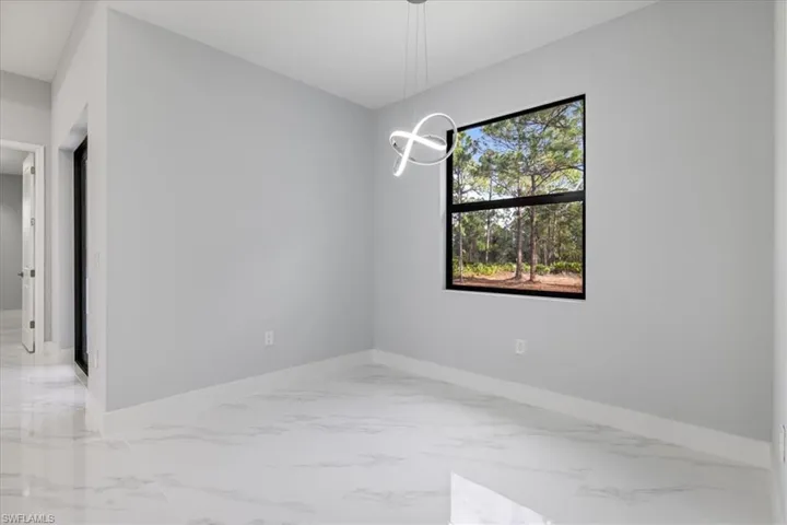 View of spare room