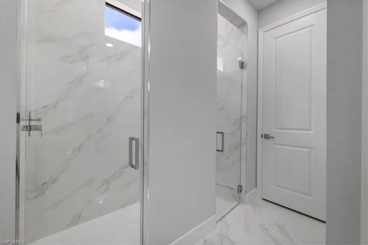 Bathroom with walk in shower