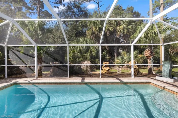 View of pool