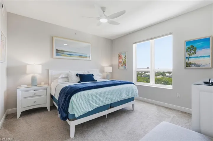Light gray wall paint, large picture window
