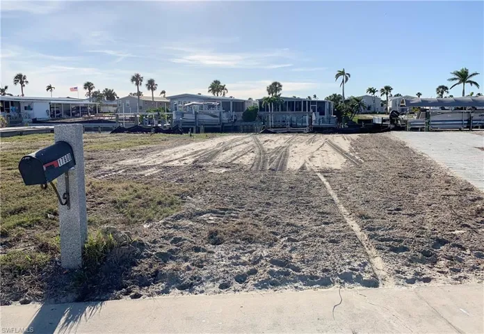 Front of lot