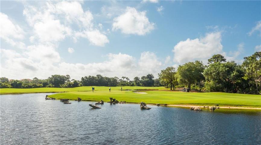 Hole #2 Par 3 surrounded with water