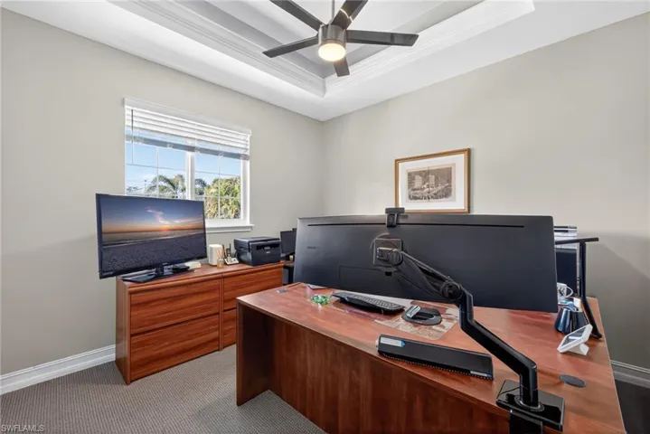 2nd Bedroom upstairs used as office space