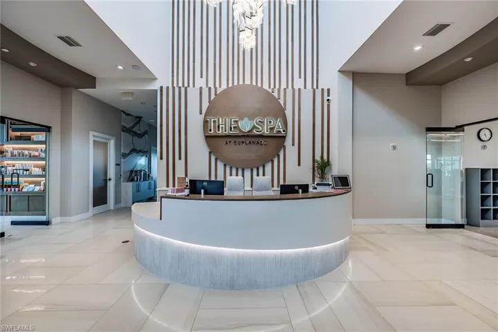 View of welcome area