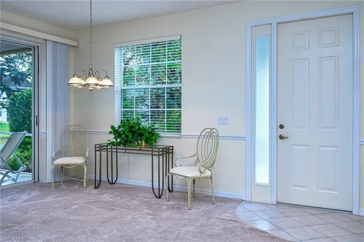 Front entrance into living area