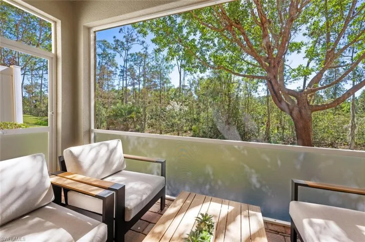 Private views from your patio