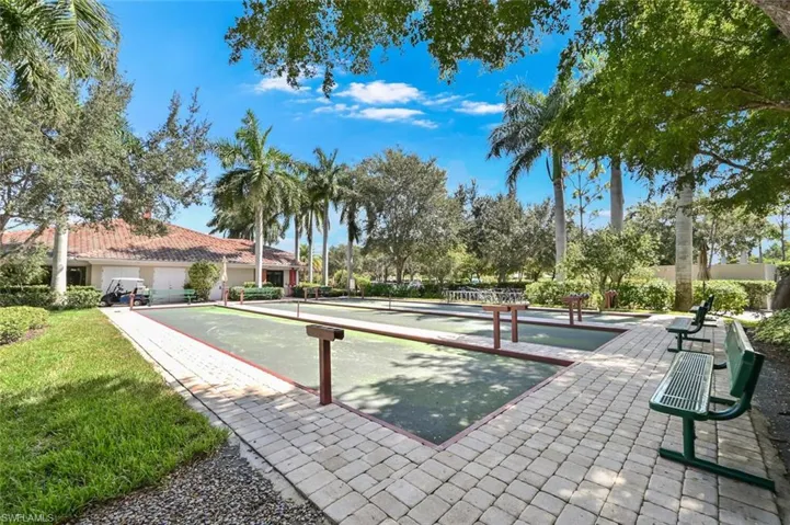 Surrounding community featuring a bocce ball area