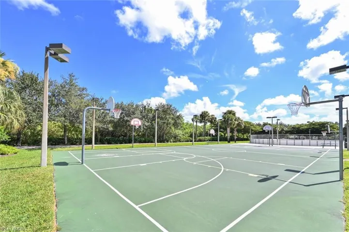 View of sport court featuring community basketball court