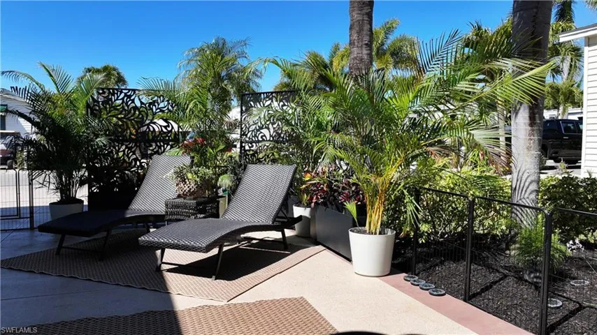 View of patio