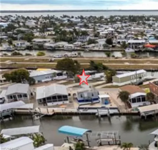 Aerial perspective of St. James City neighborhood!