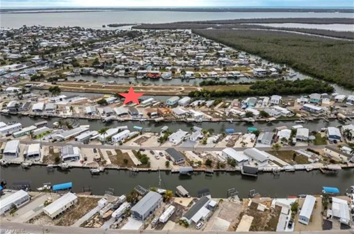 Aerial view showing great boating access!