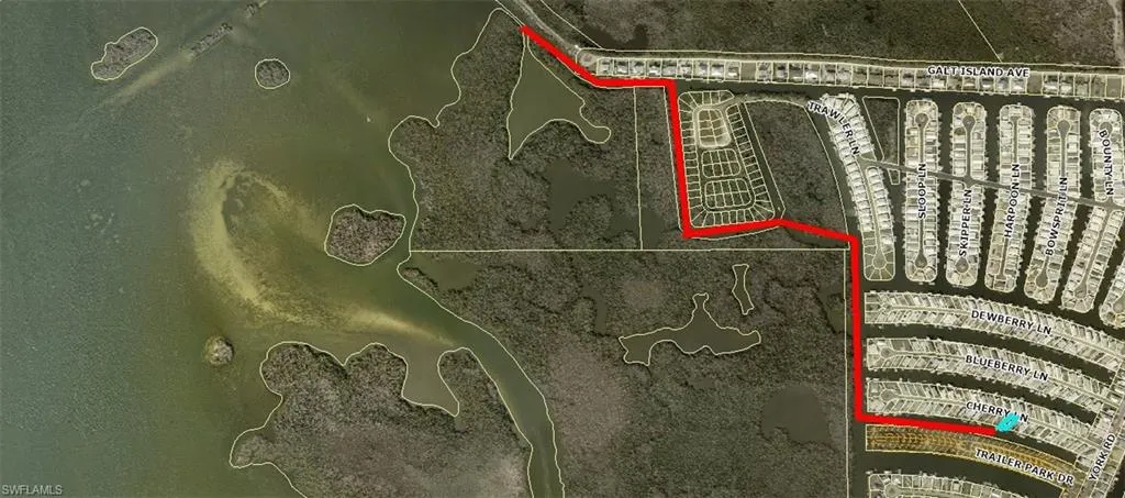 Multiple routes to open water with NO Bridges
