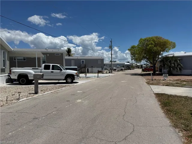 View down the street.