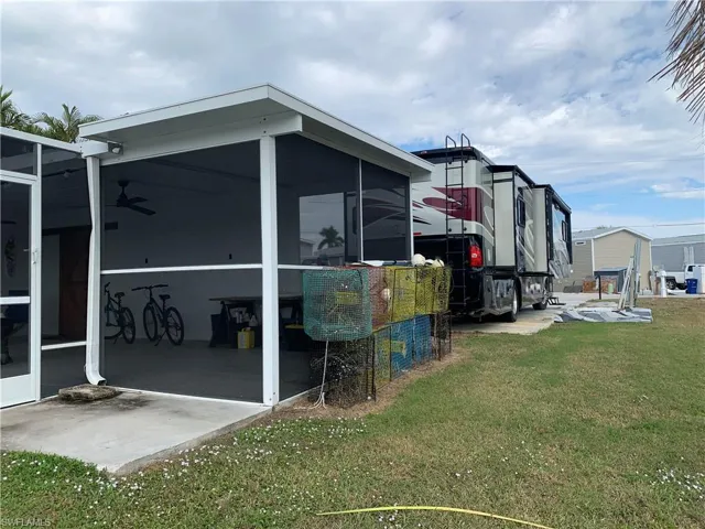 Large entertainment area or outdoor kitchen potential