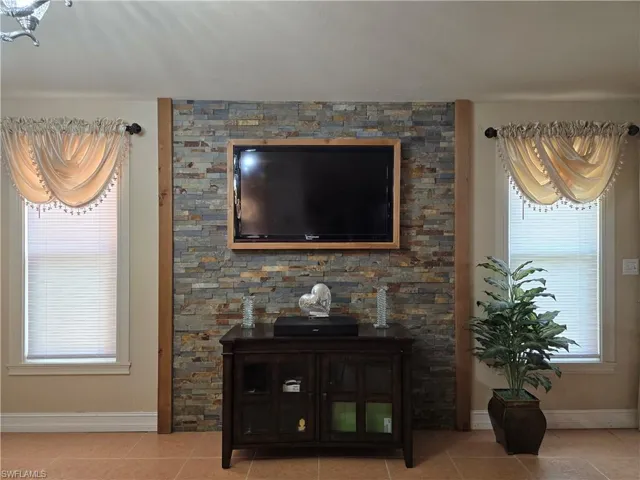 Interior details with tile floors