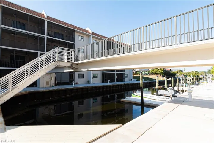 View of building exterior with a water view