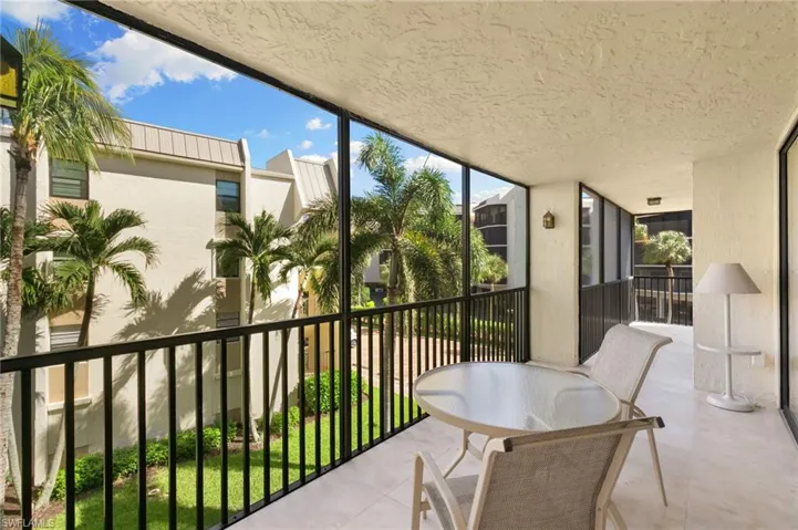 Balcony with a sunroom