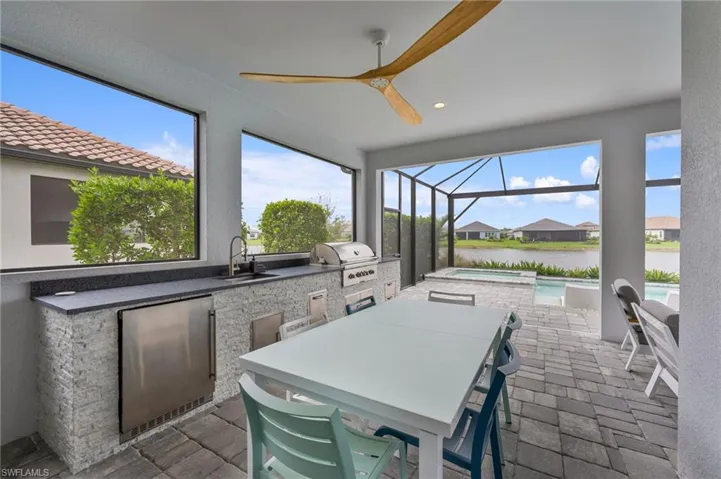 Large Outdoor Grill Area