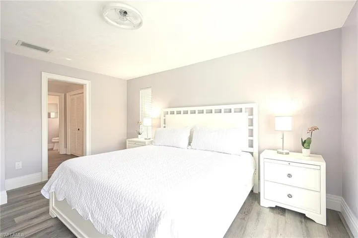 Master bedroom comfy bed