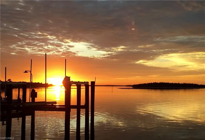 Beautiful sunsets at docks